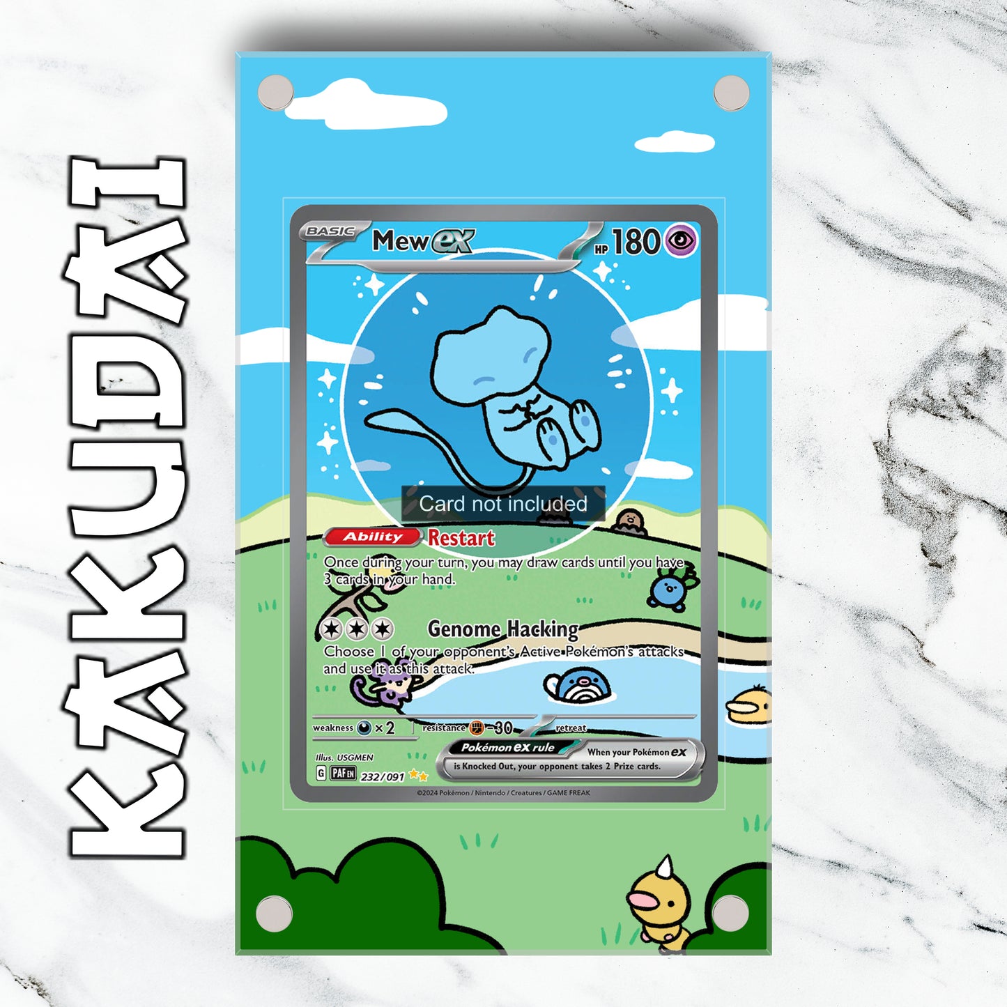 Mew ex 232/091 | illustration étendue