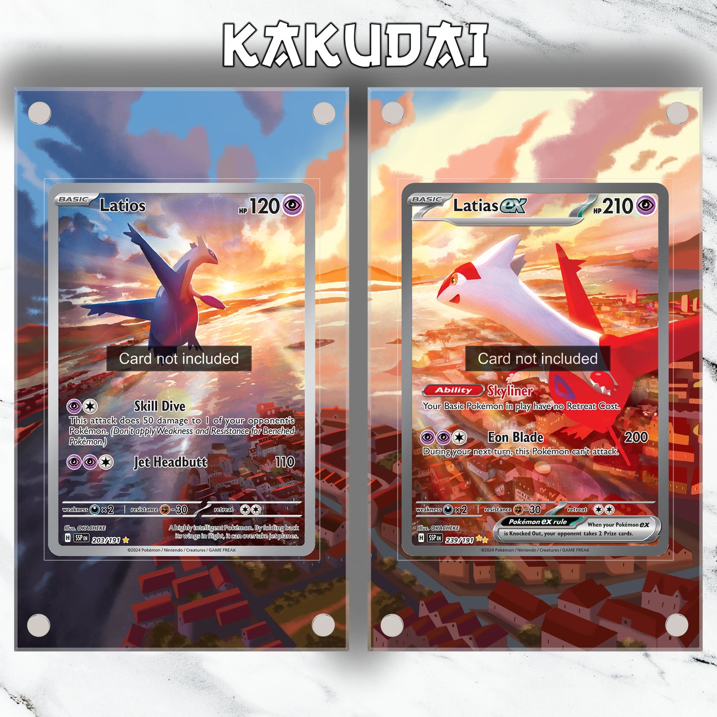 Latias et Latios PACK | illustration étendue
