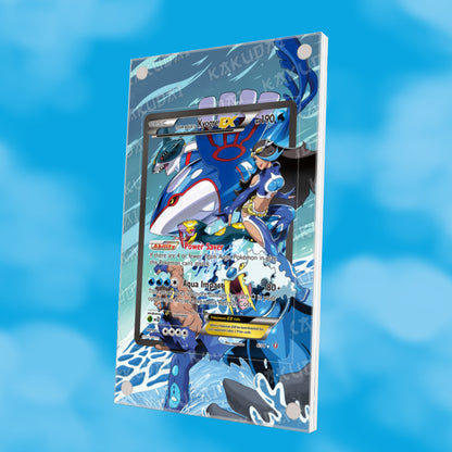 Kyogre-EX de la Team Aqua 6/34 | illustration étendue