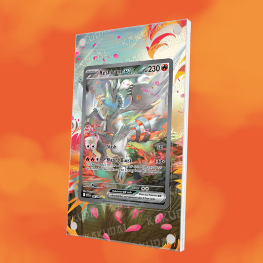 Reshiram ex 166/86 | illustration étendue