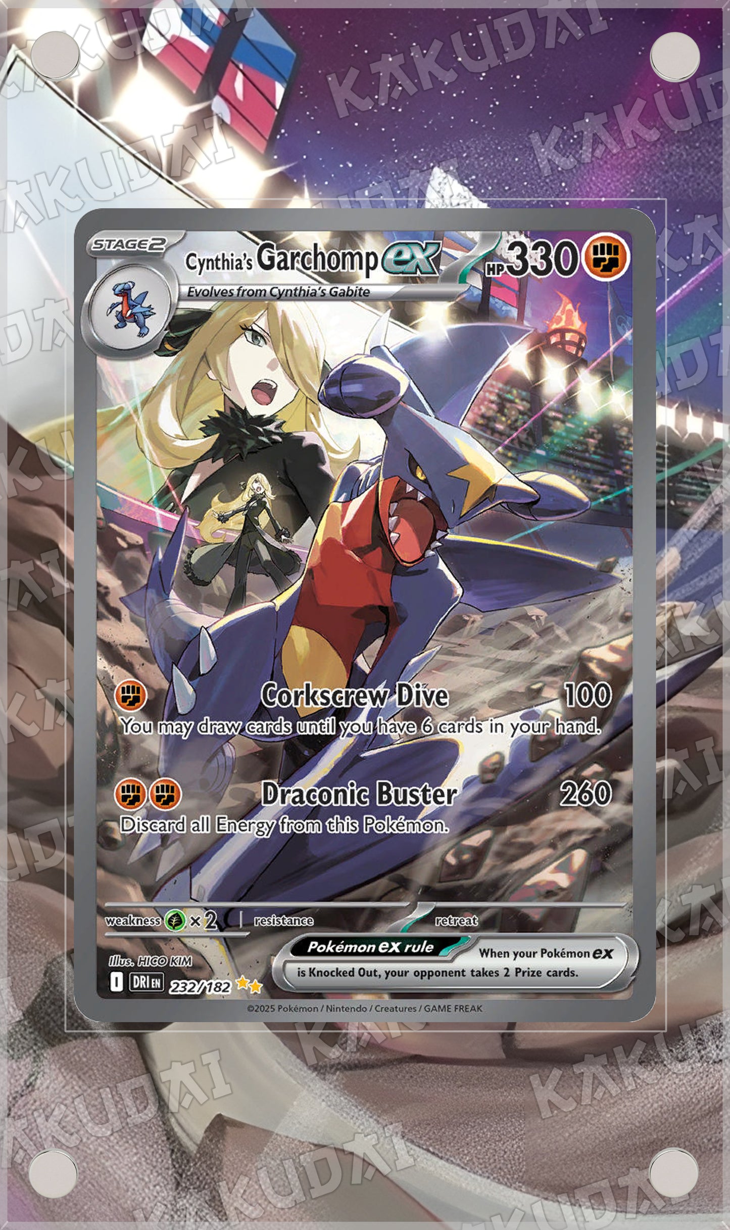 Carchacrok ex de Cynthia 232/182 | illustration étendue