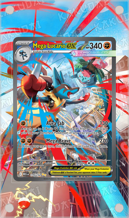 Méga-Lucario ex 179/132 | illustration étendue