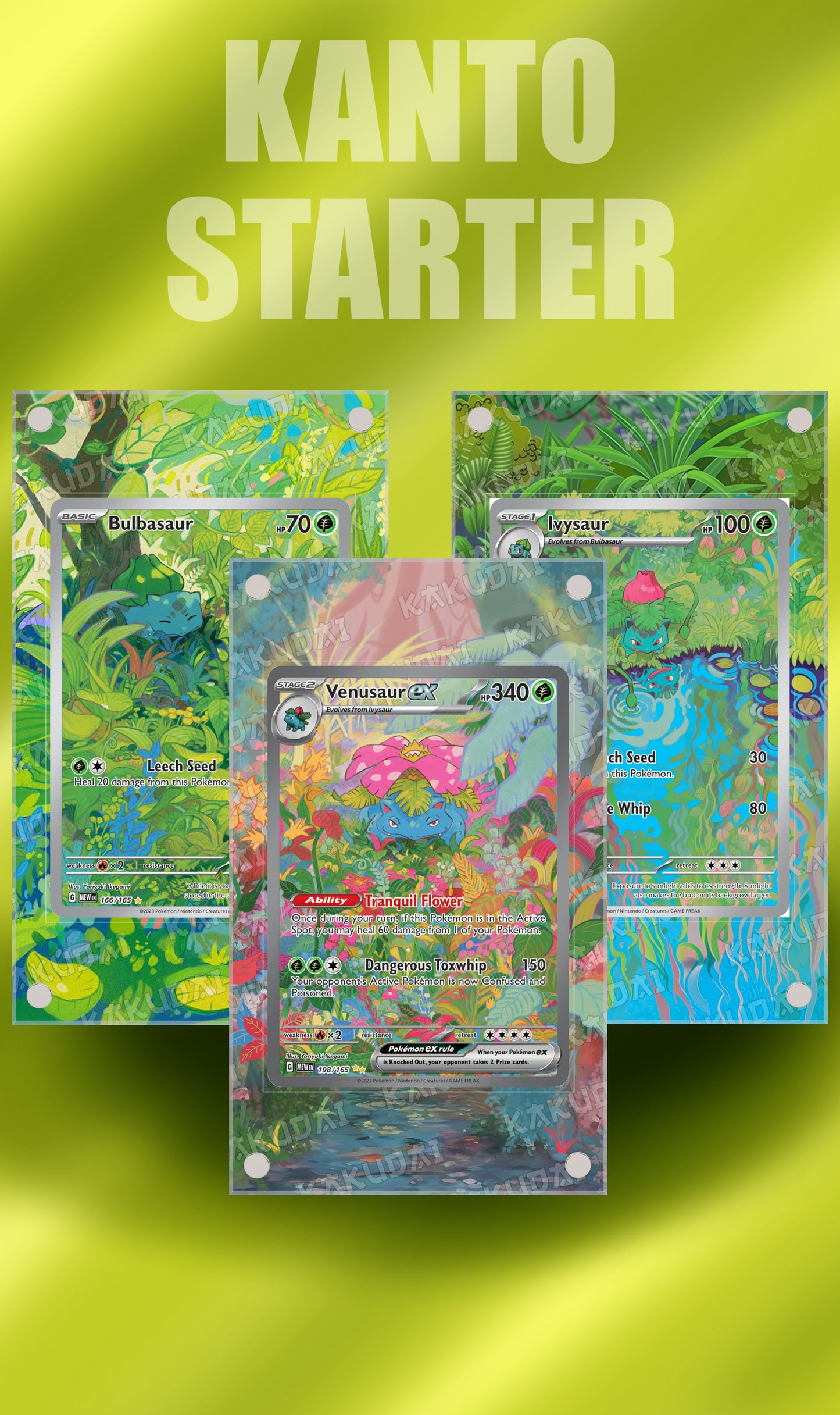 Bundle Kanto Starter | illustration étendue
