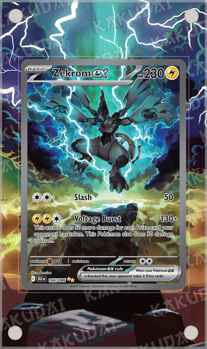 Zekrom ex 166/86 | illustration étendue