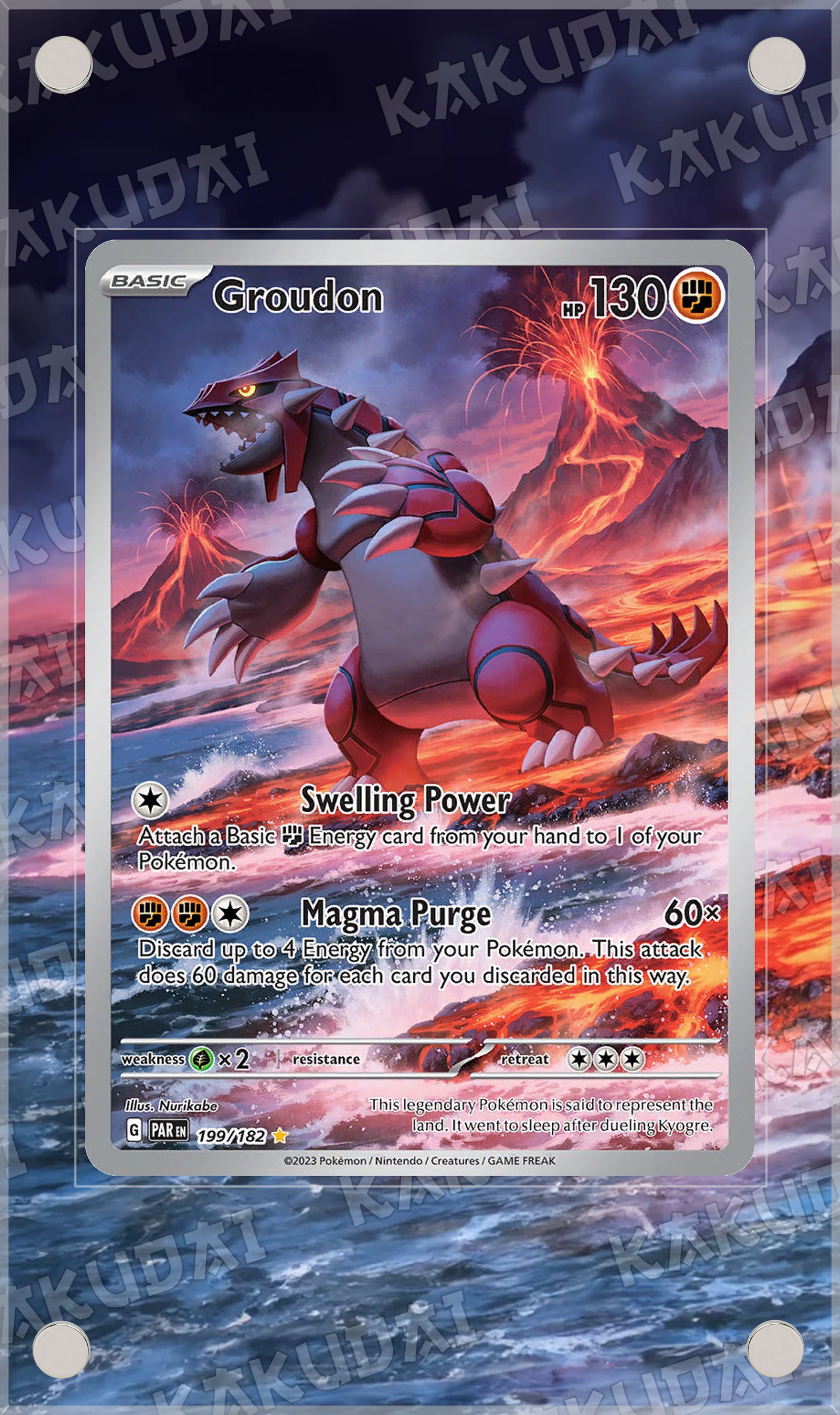 Groudon 199/182 | illustration étendue