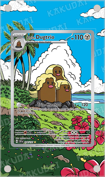 Triopikeur d'Alola 208/191 | illustration étendue