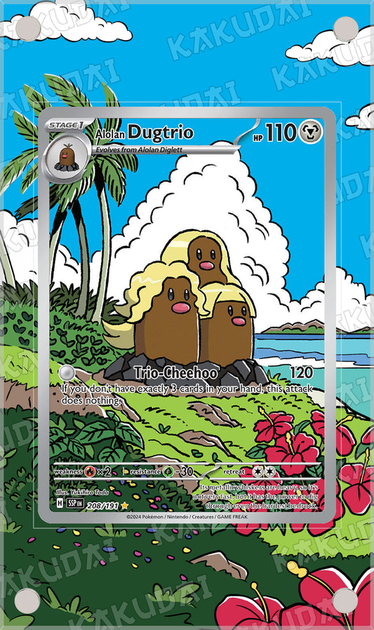 Triopikeur d'Alola 208/191 | illustration étendue