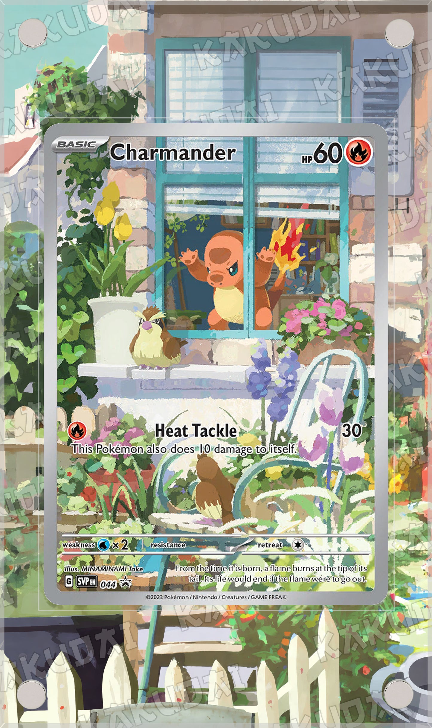 Salamèche 044/220 | illustration étendue